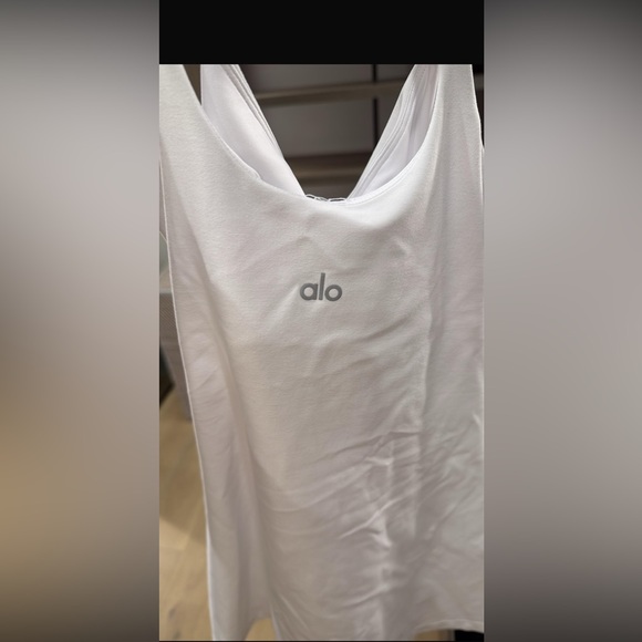 ALO Yoga White Strapless Dress - Picture 2 of 2